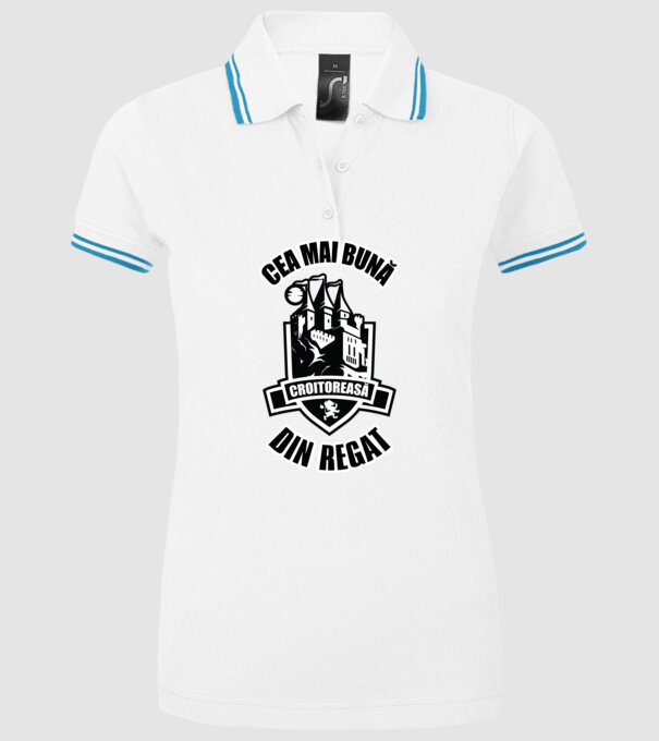 Cea mai bună croitoreasă din regat model alb pe tricou