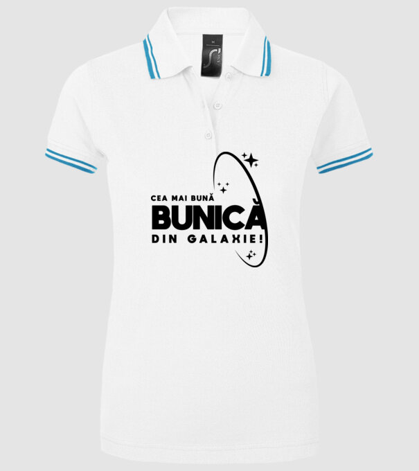 Cea mai bună mamă din Galaxie! model alb pe tricou