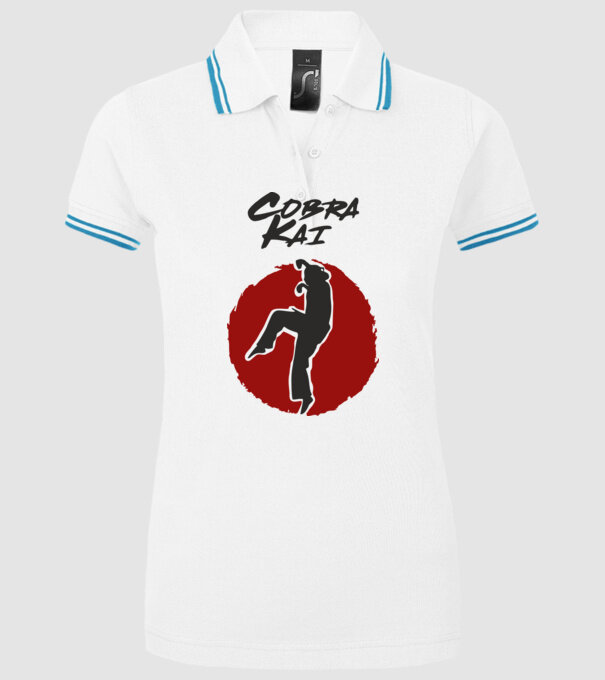 cobra kai larusso model alb pe tricou