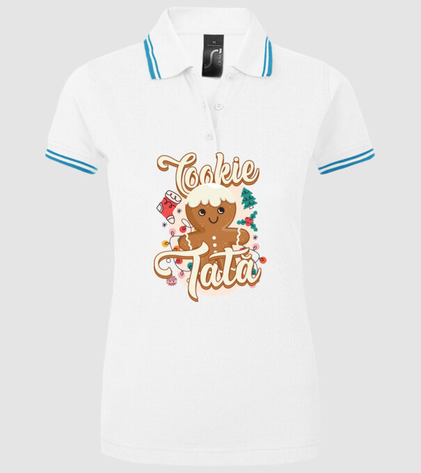 Cookie tată model alb pe tricou