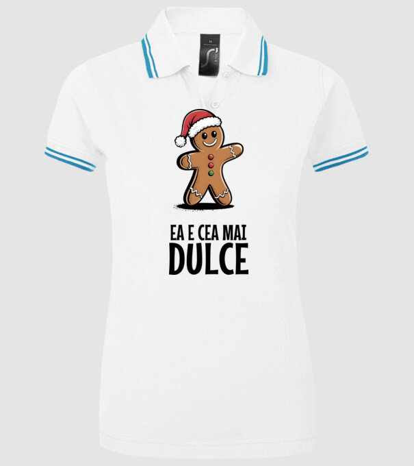 Ea e cea mai dulce alb model alb pe tricou