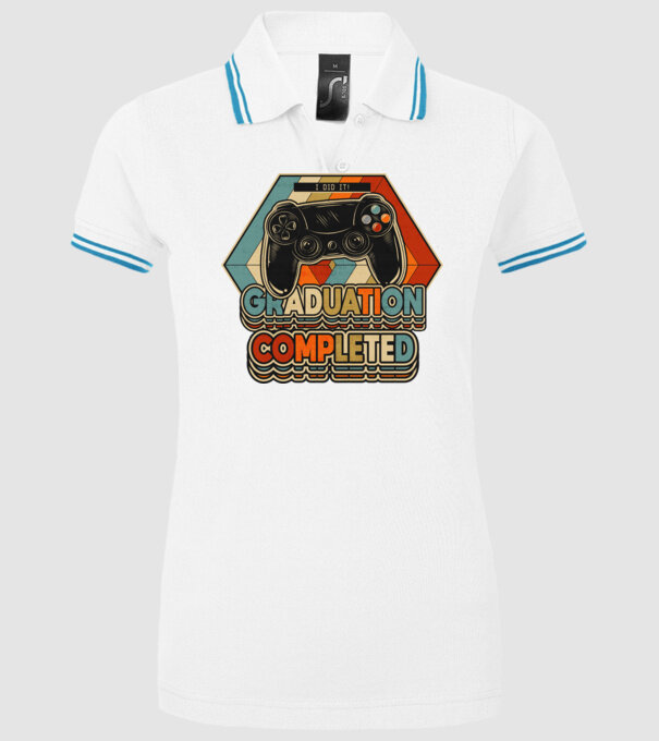 Graduation Completed model alb pe tricou