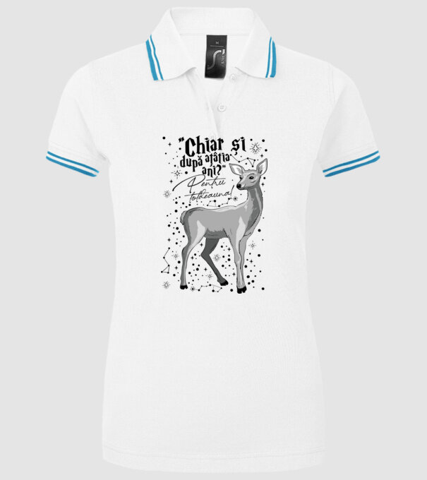 Harry Potter Valentine model alb pe tricou