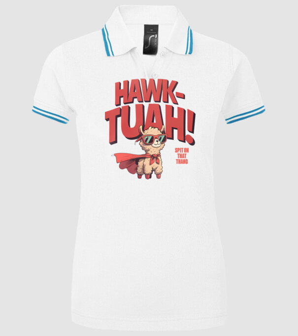 hawk tuah llama spit on that thang model alb pe tricou