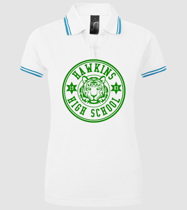 hawkins high school model alb pe tricou
