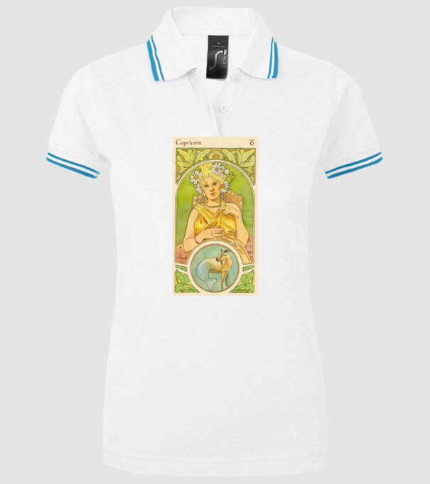 Horoscop Tarot CAPRICORNUL model alb pe tricou