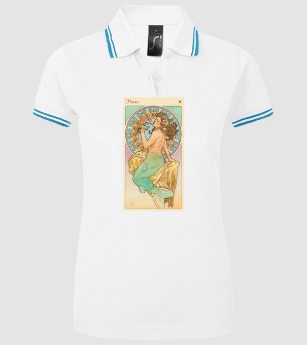 Horoscop Tarot PESTI model alb pe tricou