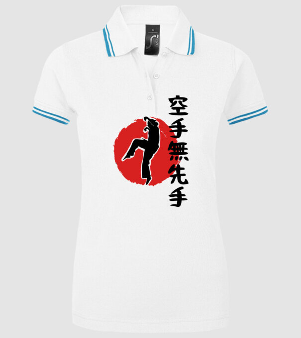 Larusso training japan model alb pe tricou