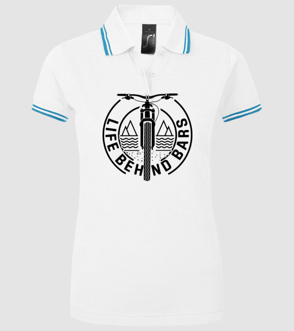 Life behind bars model alb pe tricou