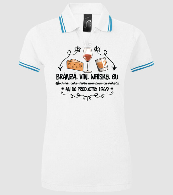 Lucruri, care devin mai buni cu vârsta 1969 55 de ani model alb pe tricou
