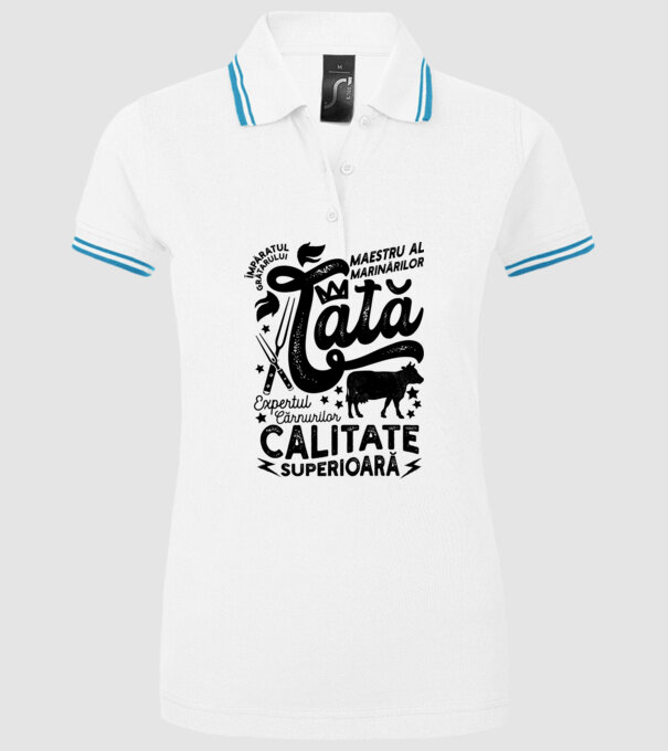 Împăratul grătarului, maestru al marinărilor, expertul cărnurilor - tată - Calitate superioară model alb pe tricou