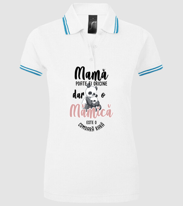 mamă poate fi oricine, dar o mămică este o comoară rară model alb pe tricou