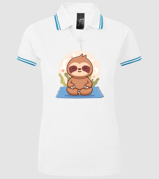Namaste model alb pe tricou