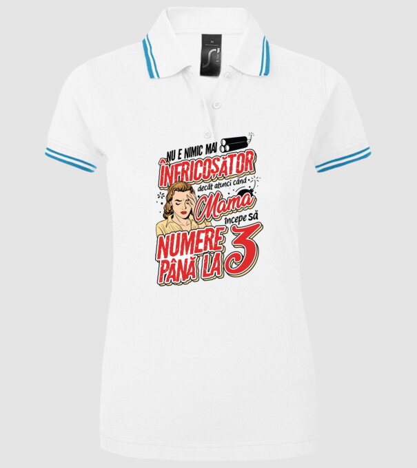 Nu e nimic mai înfricoșător decât model alb pe tricou
