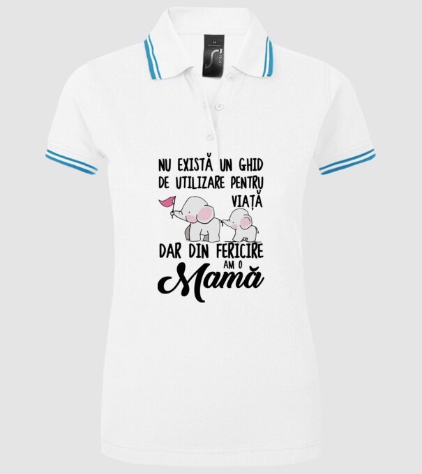 Nu există un ghid de utilizare pentru viață, dar din fericire am o mamă model alb pe tricou