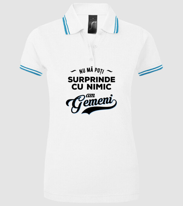 Nu mă poți surprinde cu nimic, am gemeni model alb pe tricou