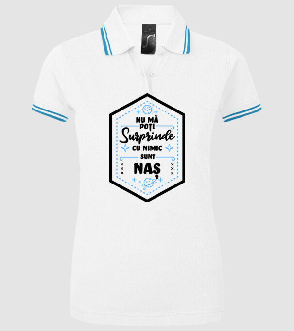 Nu mă poți surprinde cu nimic, sunt naș model alb pe tricou