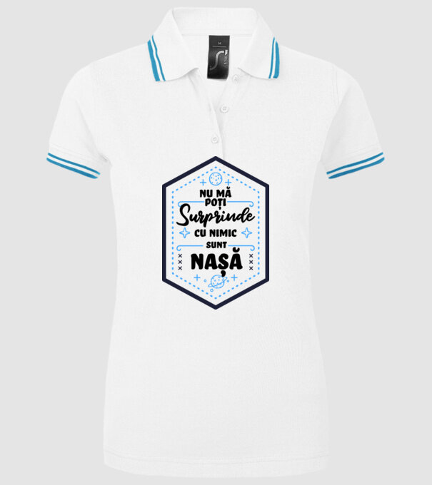 Nu mă poți surprinde cu nimic, sunt naș model alb pe tricou