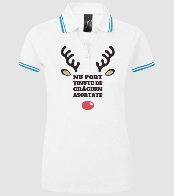 Nu port ținute de crăciun asortate crăciun chiar căprioară Alb model alb pe tricou