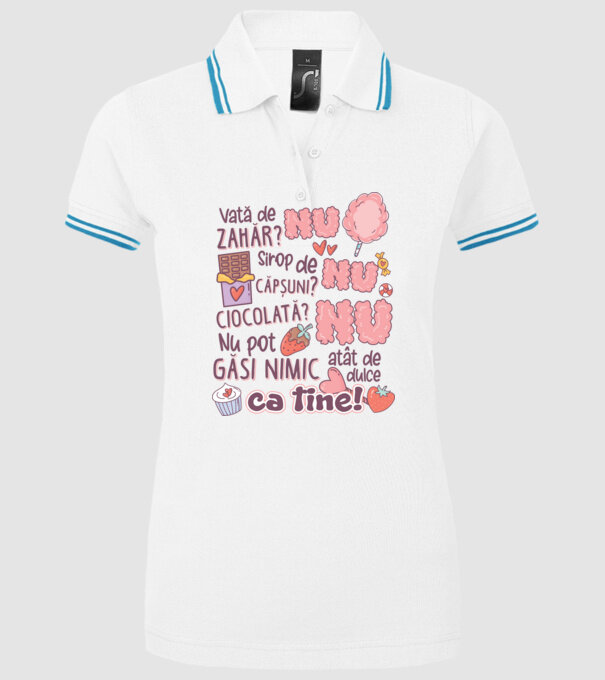 Nu pot găsi nimic-atât de dulce ca tine model alb pe tricou