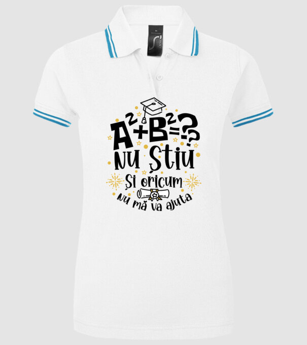 Nu știu, și oricum nu mă va ajuta  model alb pe tricou