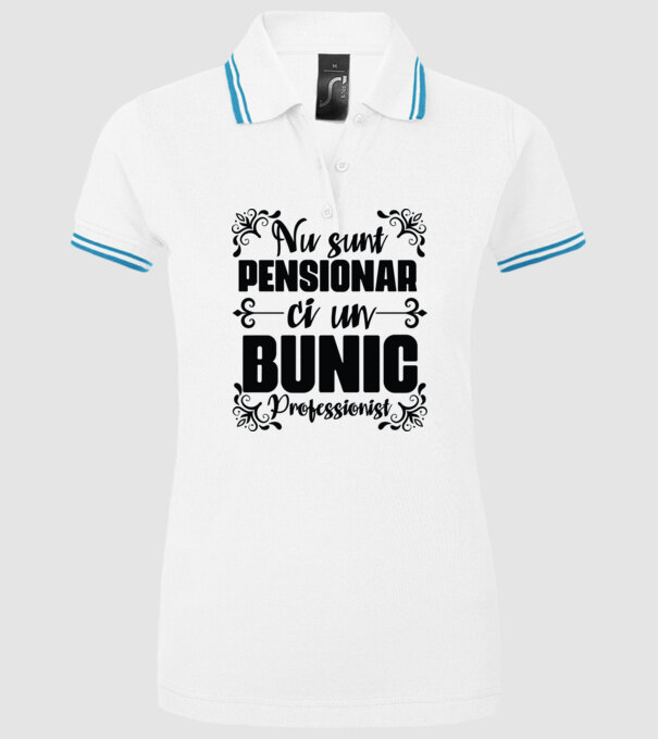 Nu sunt_pensionar, ci un bunic profesionist model alb pe tricou