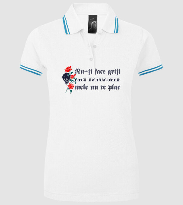 Nu-ți face griji, nici tatuajele mele nu te plac model alb pe tricou