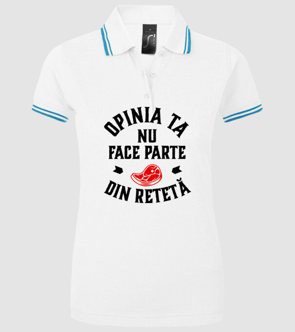 Opinia ta nu face parte din rețetă model alb pe tricou