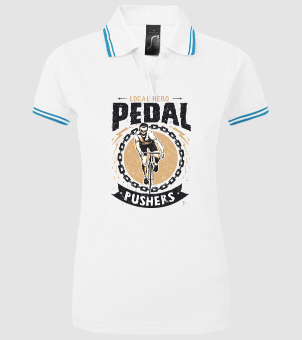 Pedal Pushers model alb pe tricou