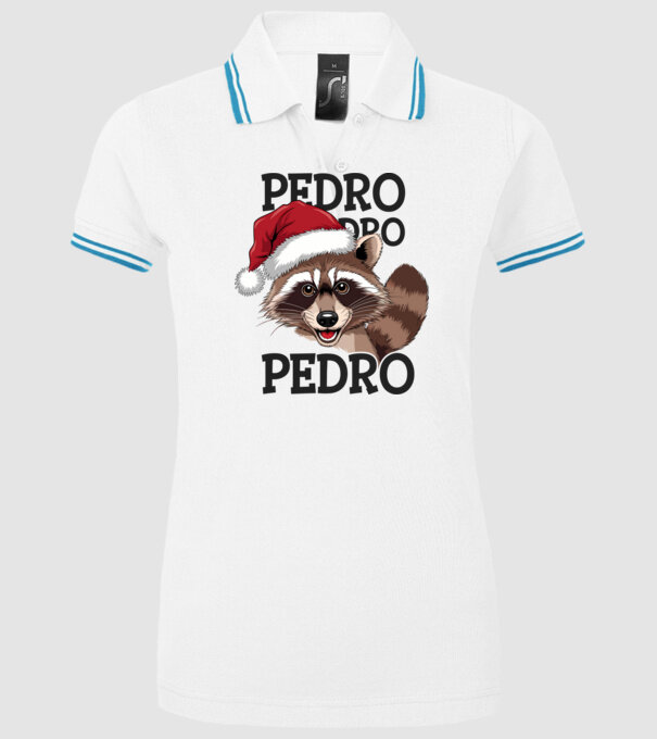 Pedro pedro xmas model alb pe tricou
