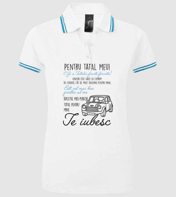 Pentru tatăl meu! O Zi a Tatălui foarte fericită! Uneori este greu să exprim în cuvinte cât de mult însemni pentru mine. Ești ce model alb pe tricou