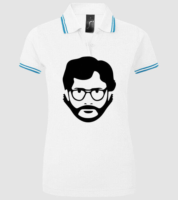 professor simple model alb pe tricou