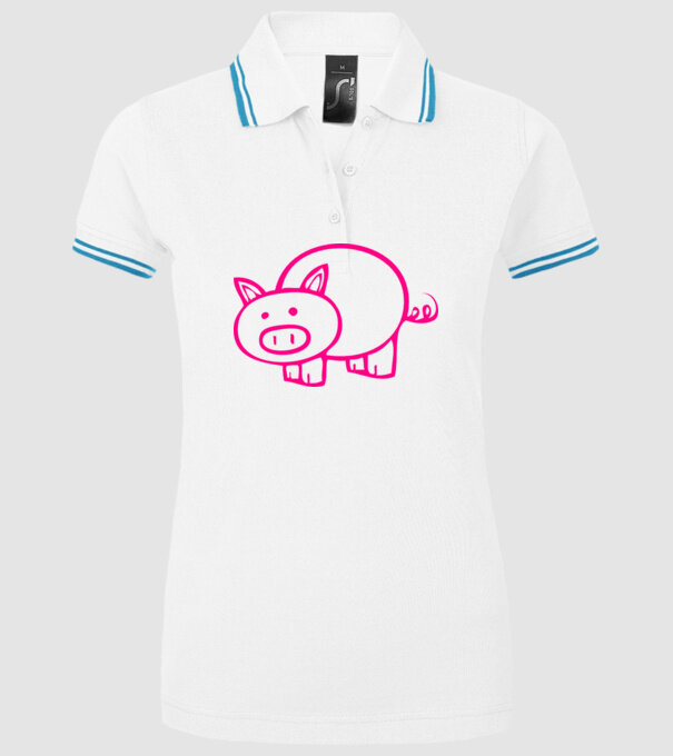 purcel model alb pe tricou