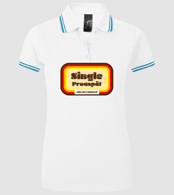single proaspăt - adu-mi o băutură model alb pe tricou