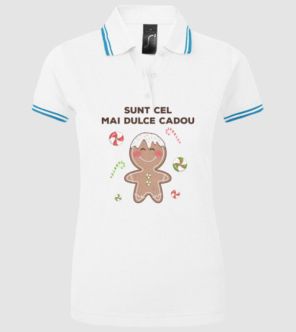 Sunt cel mai dulce cadou model alb pe tricou