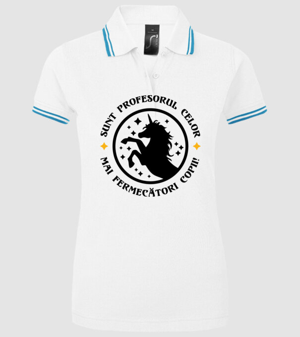 Sunt profesorul celor mai fermecători copii model alb pe tricou