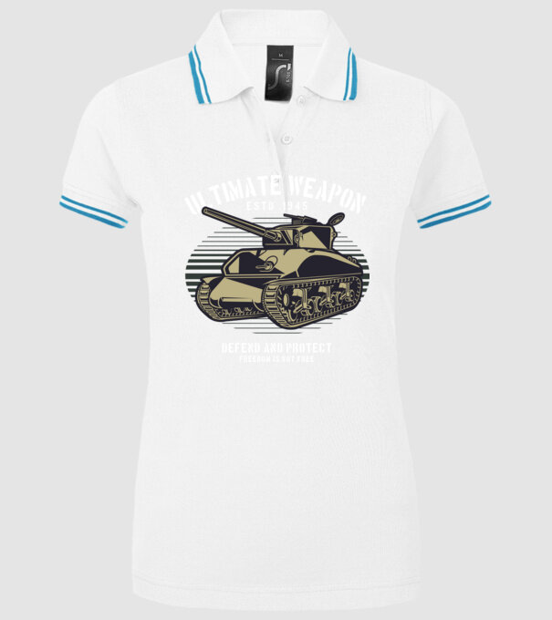 Tancuri model alb pe tricou