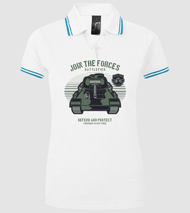 Tancuri model alb pe tricou