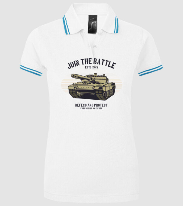 Tancuri model alb pe tricou