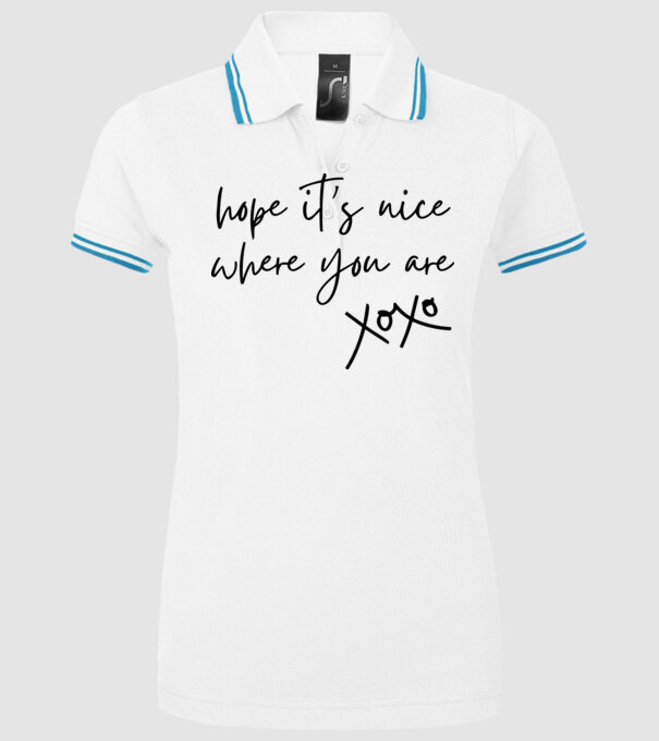 Taylor Swift hope its nice where you are model alb pe tricou