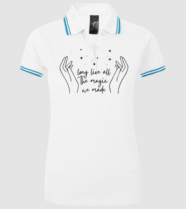 Taylor Swift long live all the magic we made model alb pe tricou