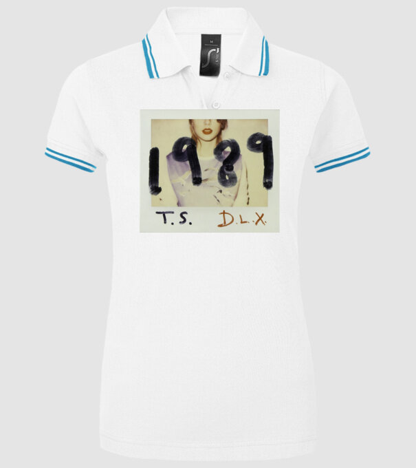 Taylor Swift polaroid model alb pe tricou