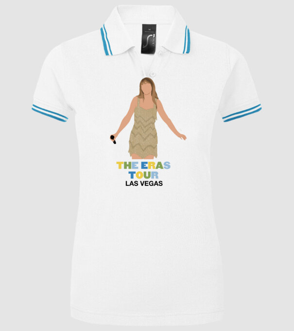 Taylor Swift The Eras Tour Las Vegas model alb pe tricou