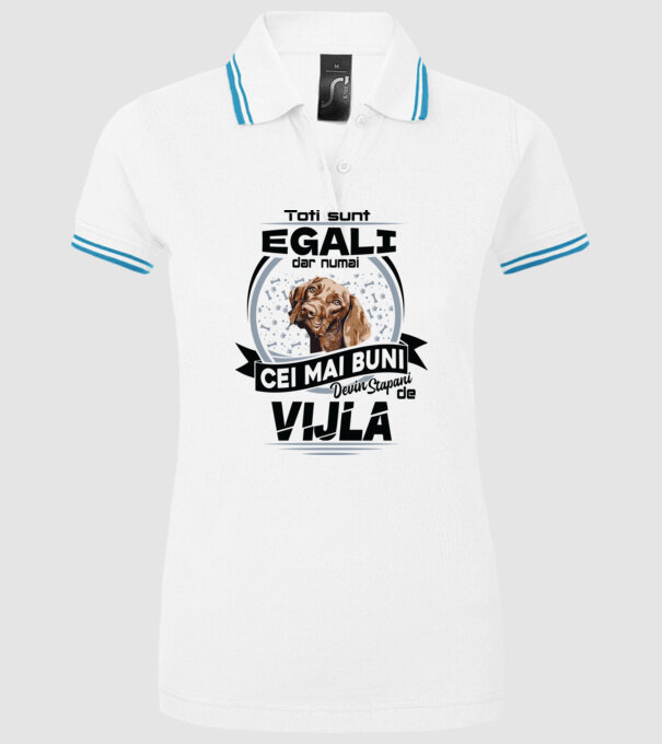 Toți sunt egali, dar numai cei mai buni devin stăpâni de vijla model alb pe tricou