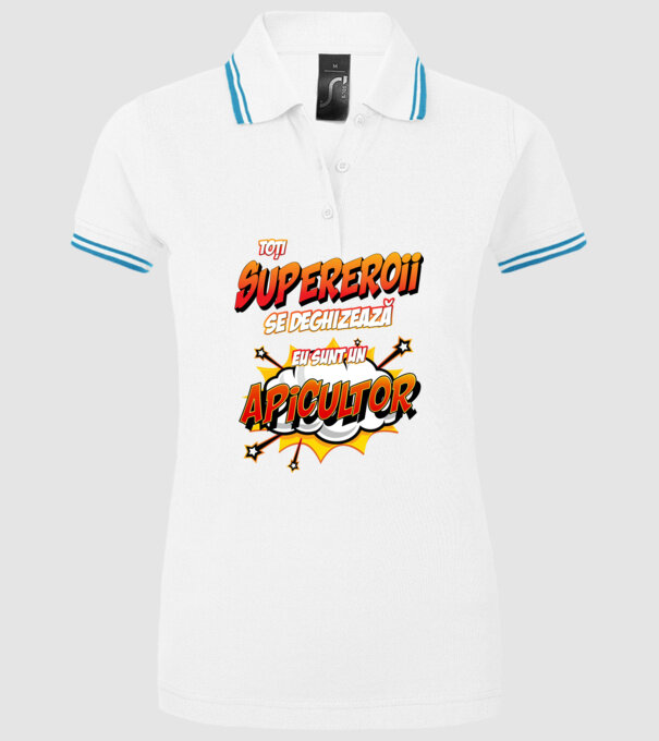 Toți supereroii se deghizează, eu sunt un apicultor model alb pe tricou