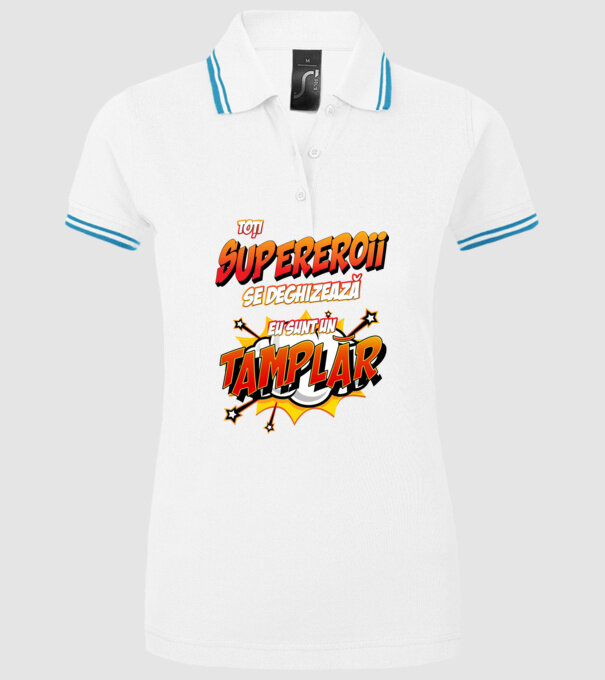 Toți supereroii se deghizează, eu sunt un tâmplar model alb pe tricou
