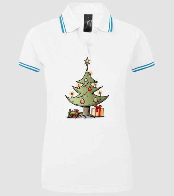 Trenuri model alb pe tricou