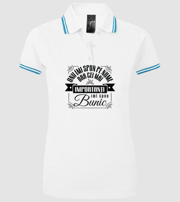 Unii îmi spun pe nume, dar cei mai importanți îmi spun bunic model alb pe tricou