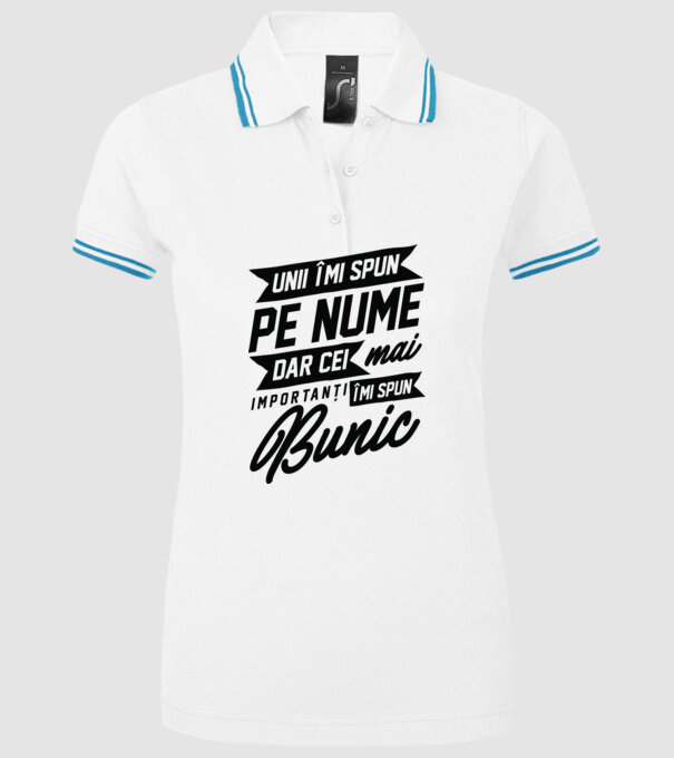 Unii îmi spun pe nume, dar cei mai importanți îmi spun bunic model alb pe tricou