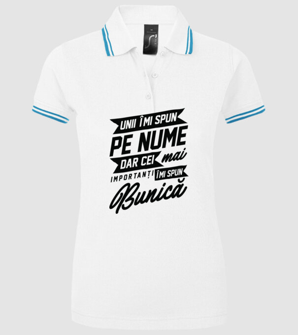 Unii îmi spun pe nume, dar cei mai importanți îmi spun bunică model alb pe tricou